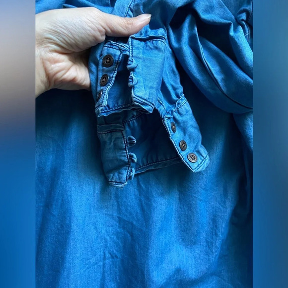 One X One Teaspoon BAHAMA TUX Oversized Shirt Sz XS - Picture 6 of 11